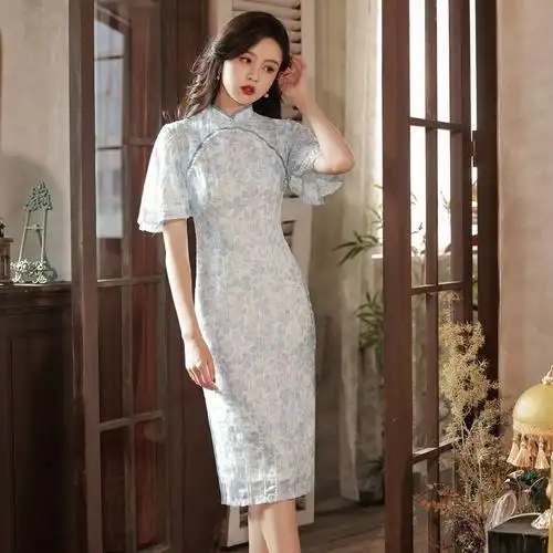 旗袍壹美佳人正品逸红颜钱塘佳人玉梅崔万志2022新款旗袍