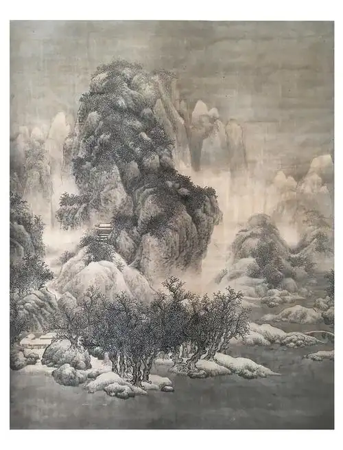 范宽《雪景寒林图》