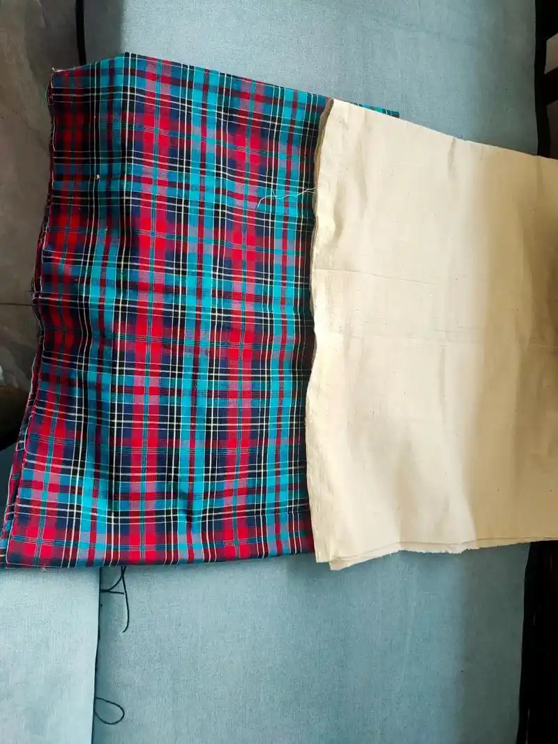 纯手工制作老粗布 - 抖音