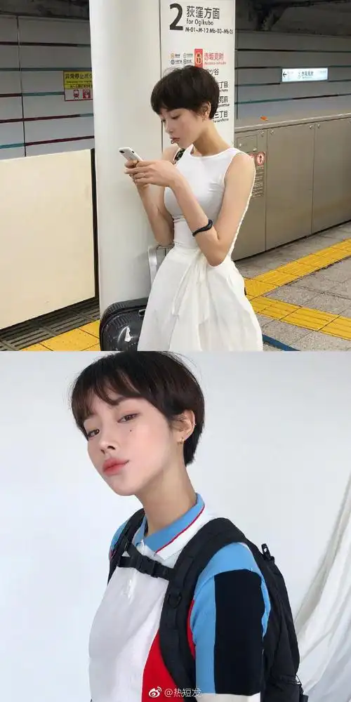 女孩子剪超短发也可以很好看