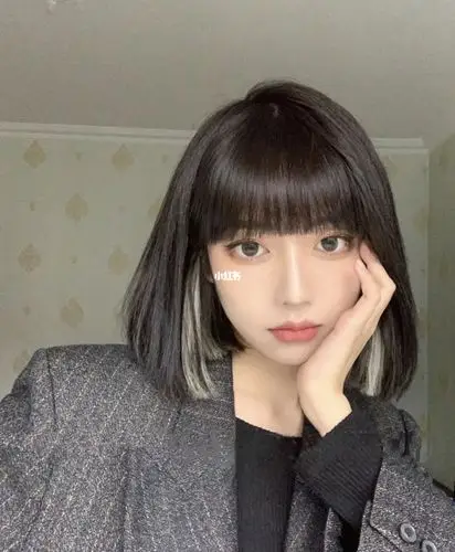 lisa挂耳染同款挑战.