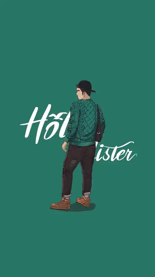 卡通,唯美意境,帅气,潮男,卡通,唯美,手机壁纸帅气卡通潮男唯美插画