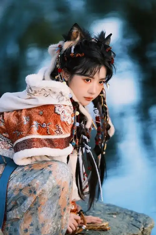 西域小公主 又奶又狼的 赖美云这套古装写真我要看一万遍 好英气的小