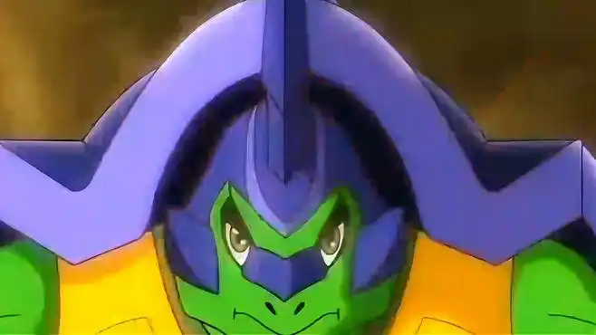 晶码战士:晶码战士心意合一,晶码机共鸣四只晶码兽高级进化-动漫视频