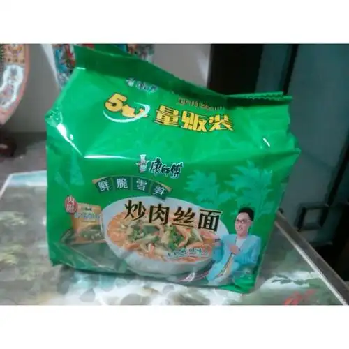 康师傅雪笋肉丝五连包120g5
