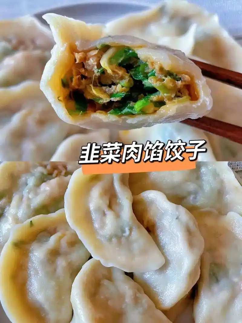 韭菜肉馅饺子