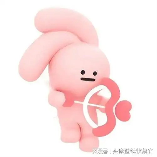 卡通头像可爱粉红色小兔子头像