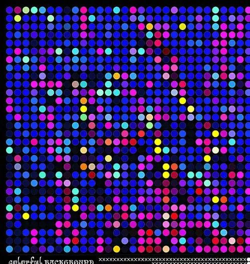 点状彩色非主流背景矢量素材图片