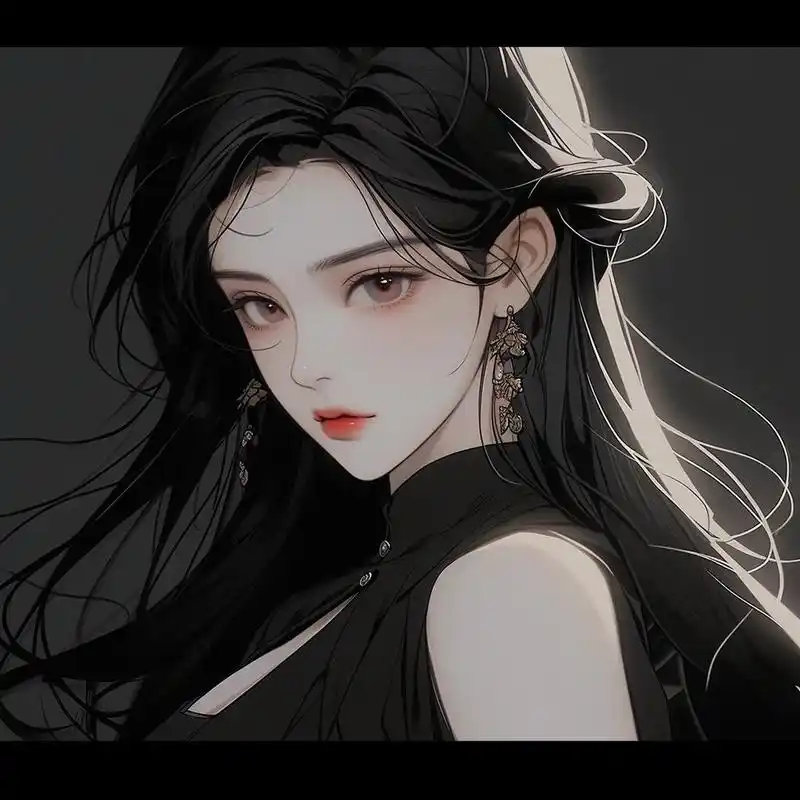 暗黑女生头像|泰酷啦|旧漫头像