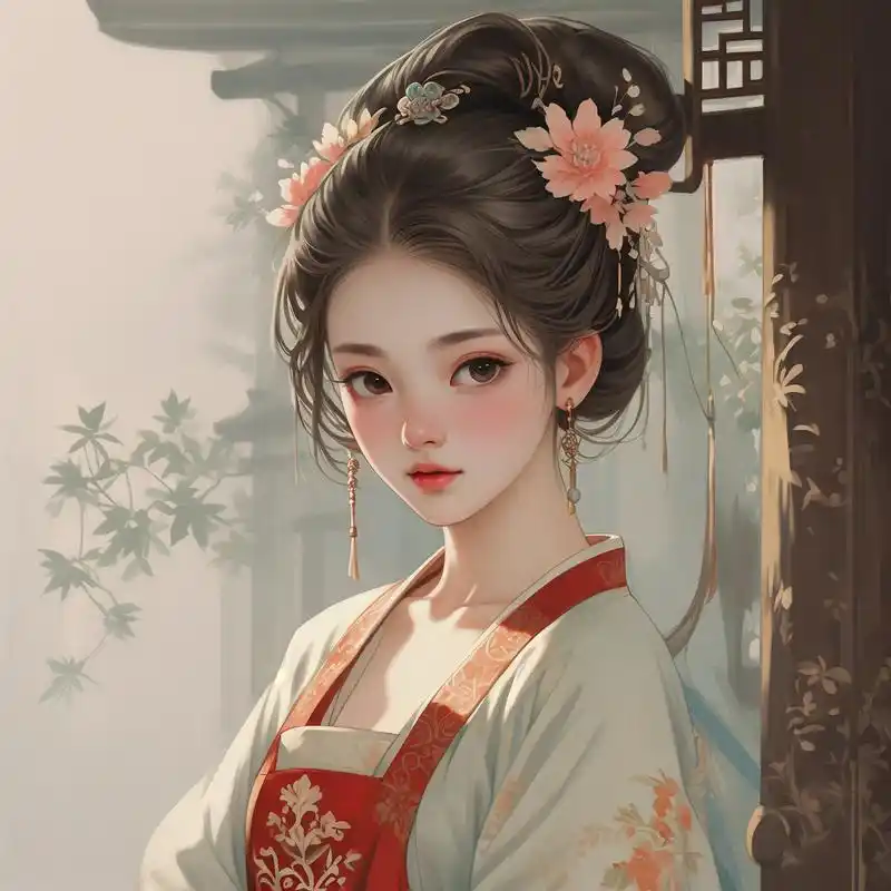 淡雅古风女生头像95气质温柔