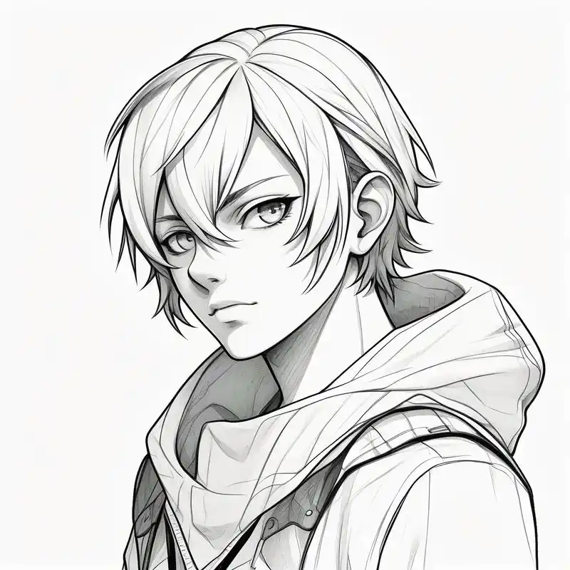 冷酷伤感头像🖤️|黑白素描风