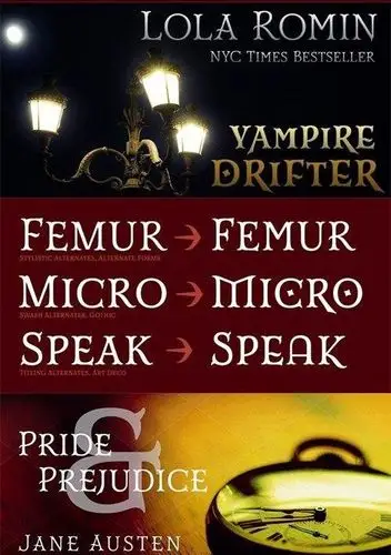 mr darcy 欧式复古英文字体 .