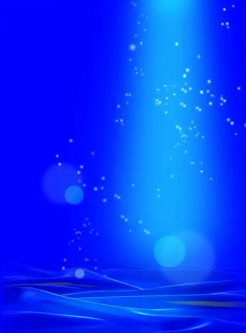 蓝色背景海报设计图片免费下载_觅元素
