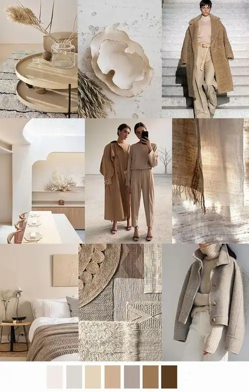 大地色系衣服的6种配色方案,显瘦又高级