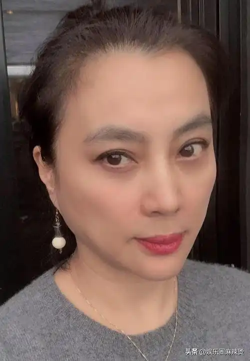 56岁玉兔精李玲玉近照气质优雅皮肤好有白发已现老态