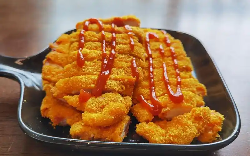 空气炸锅炸鸡排无油低脂更健康3块钱就能做出来一大盘