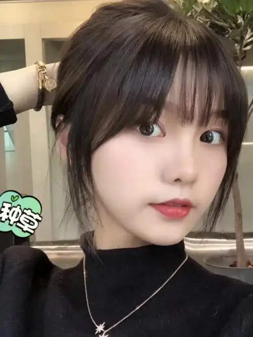 修饰圆脸"减龄初恋头/灵魂刘海