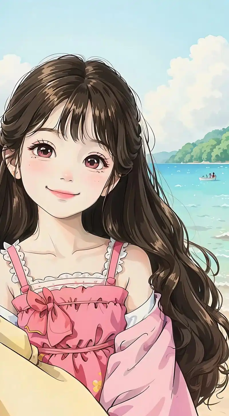 唯美治愈系可爱女孩壁纸,#抖音图文来了 #动漫 #壁纸#宫崎 - 抖音