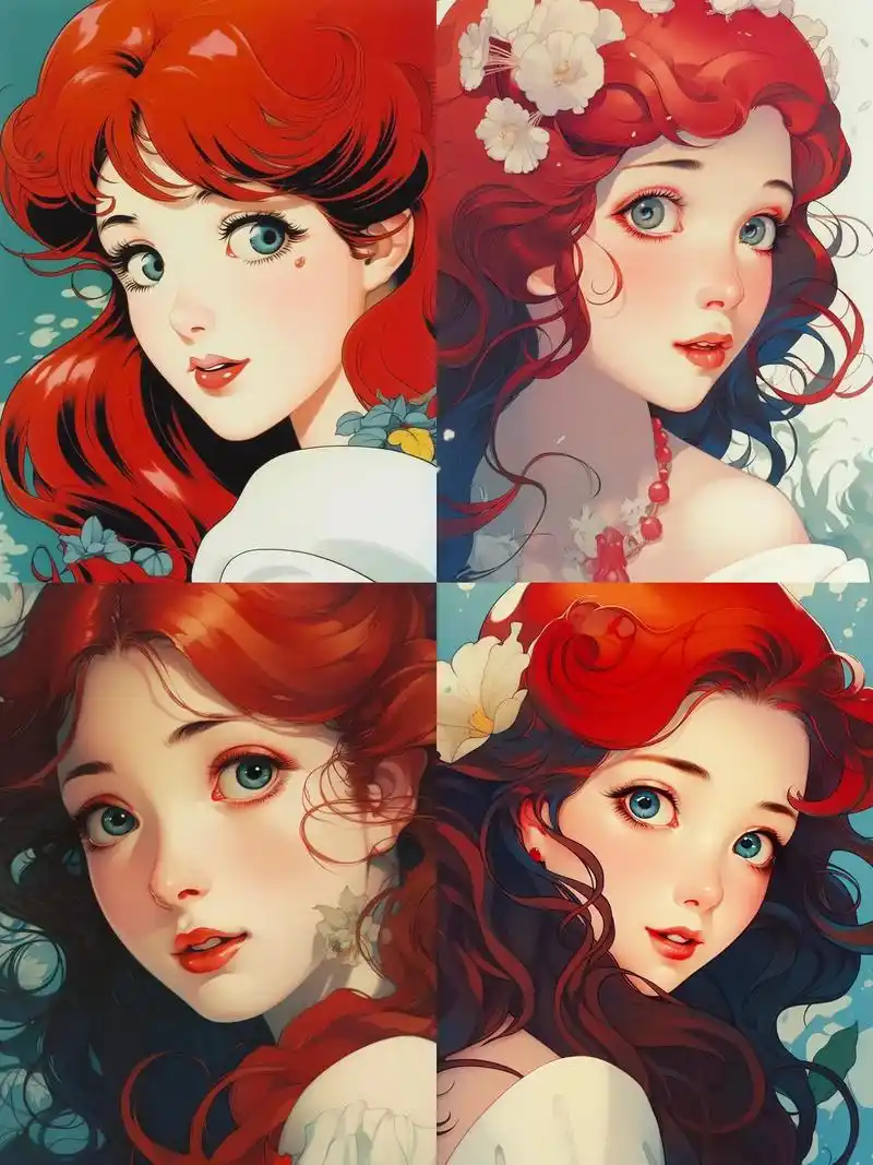 迪士尼公主系列第一弹爱丽儿公主绝美