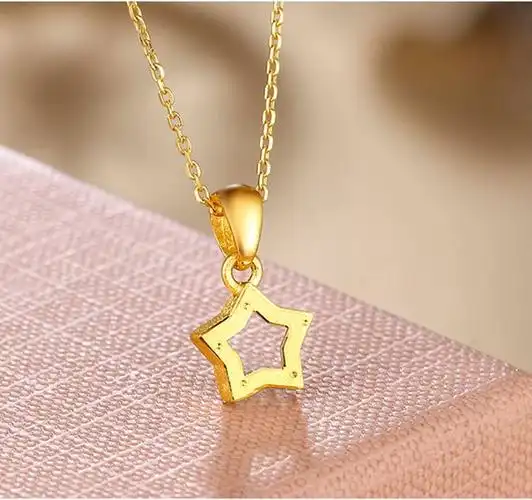 周六福黄金专场周六福 精品足金吊坠-星星不含链1111-hj020_唯品会