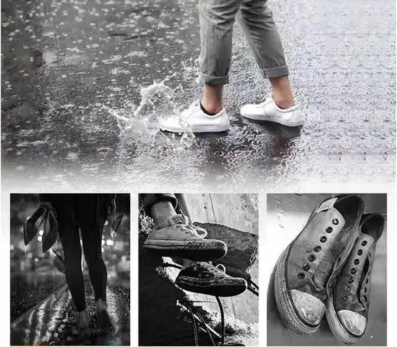 这双运动鞋,竟遇水不易湿,沾泥不易脏,干净如新!