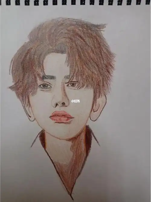 蔡徐坤  #彩铅绘画