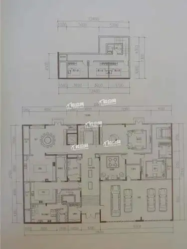 北京九章别墅6室4厅6卫户型图-北京楼盘网