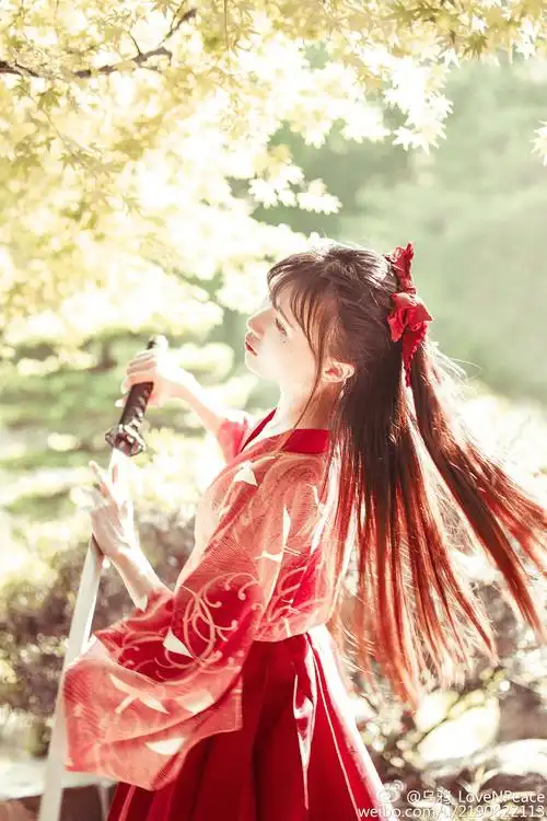 photo:原po 服装:@三扣三@森女想去海边店铺 cos 古风 真人 汉服 唯美