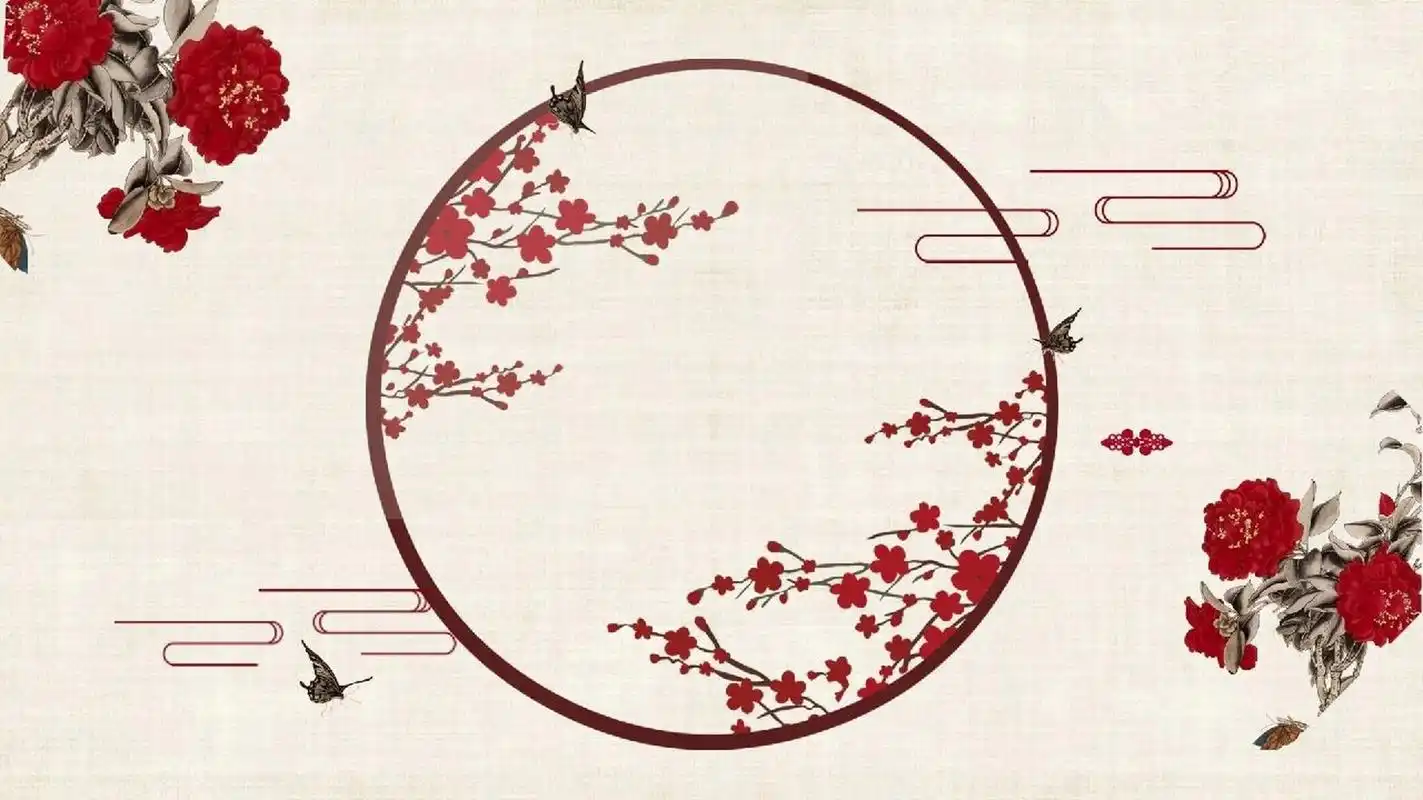 背景素材丨98国潮古风横屏背景图7878 今日分享 97国潮风【横