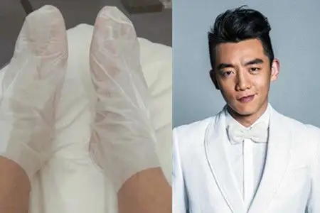 【图】郑恺敷脚膜遭调侃 新作即将上映却引发网友审美疲劳