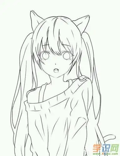 动漫简单铅笔画素描_动漫铅笔画素描作品