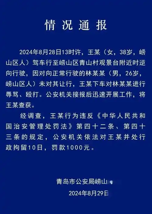 路虎女逆行追尾,辱骂殴打无辜车主,被拘10日,却不道歉_公众_事件_行为
