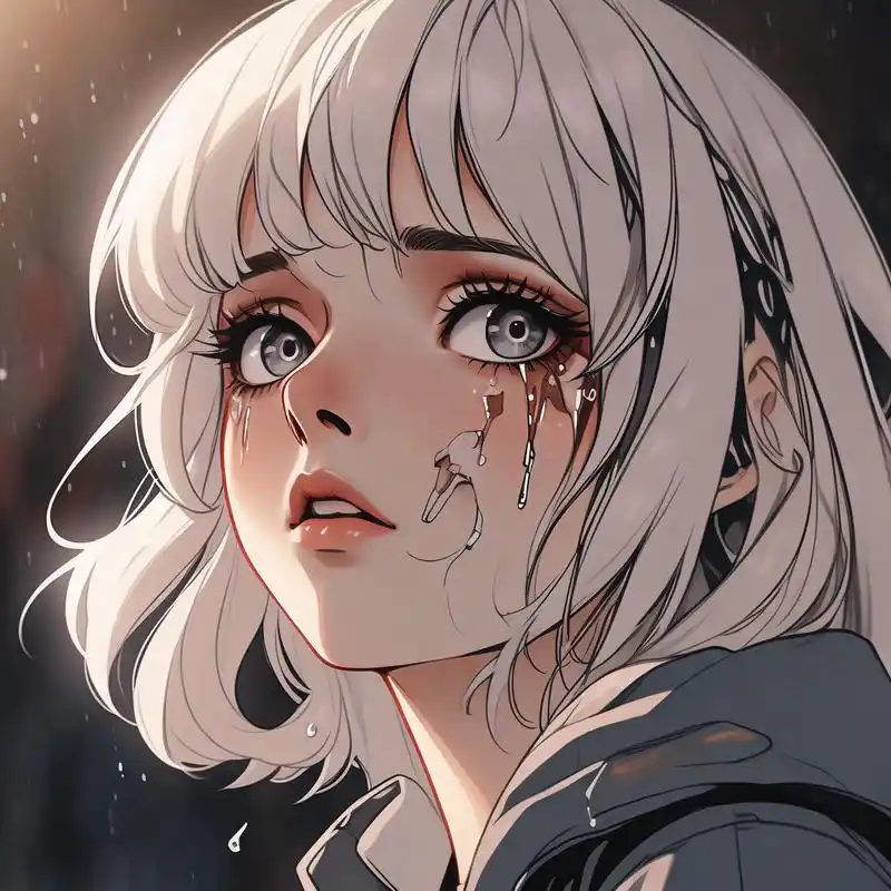 这些流泪的头像,就像一面镜子,映照出我们内心深处的情感.