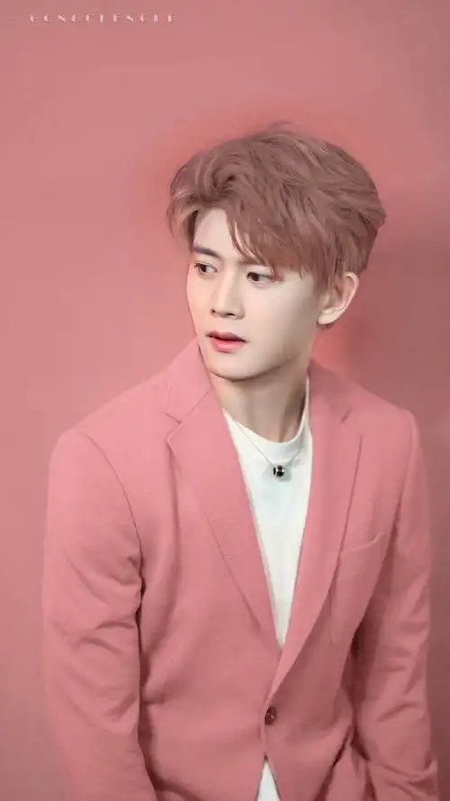 任嘉伦粉色系壁纸