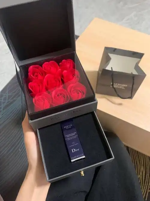 【专柜正品】迪奥(dior)口红999烈艳蓝金唇膏女772#哑光豆沙色/888