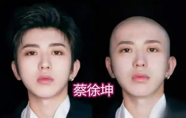 当男星p上光头造型后,李易峰王一博还好,看到肖战直接沦陷了!