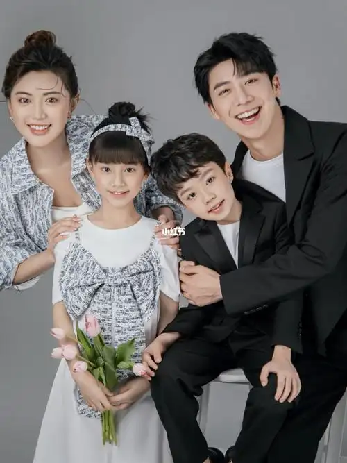 亲子全家福写真小香风系列