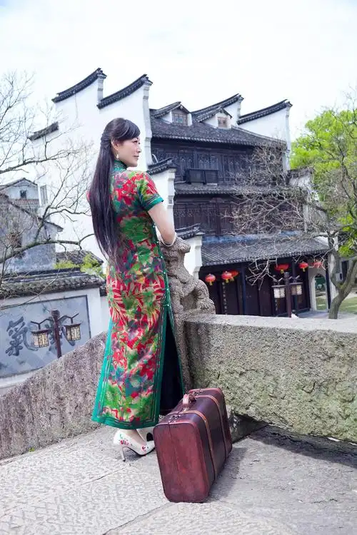 水墨江南,旗袍女子的情结!