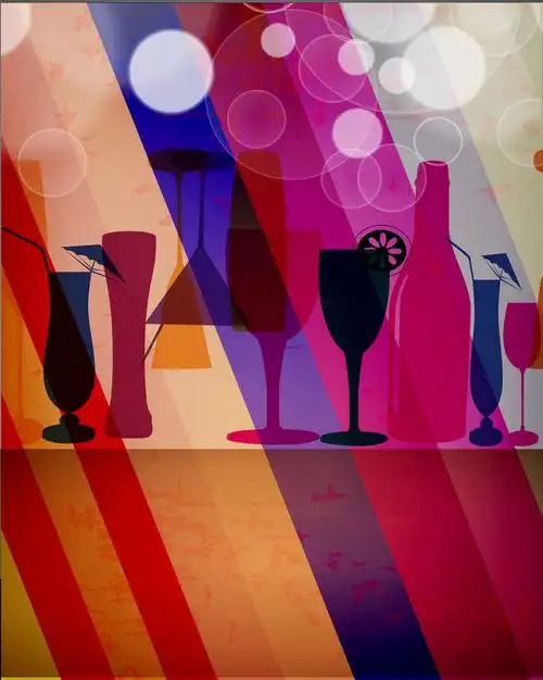 酒吧激情狂欢矢量背景素材免抠素材免费下载_觅元素51yuansu.com