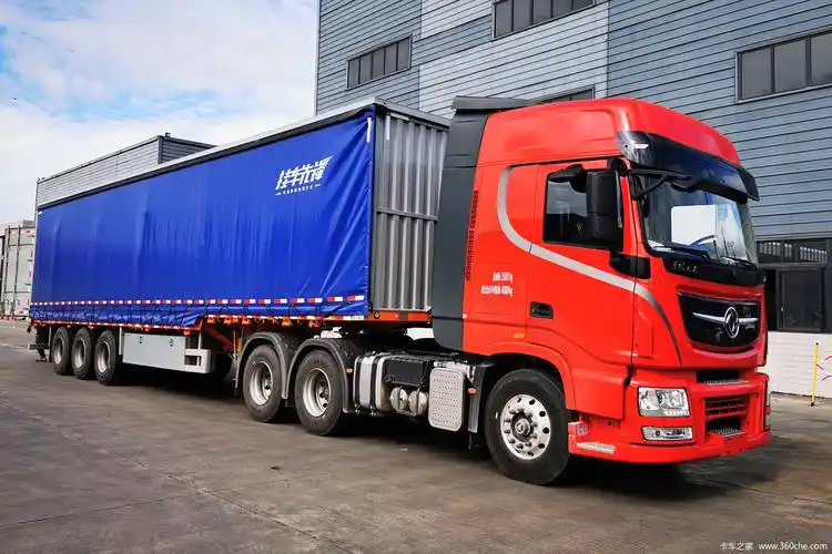 【图】中集 13米帘布半挂车_实拍图片_1068418_卡车之家