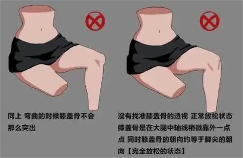 怎么画好人物的膝盖?教你如何绘画人物膝盖结构的画法!