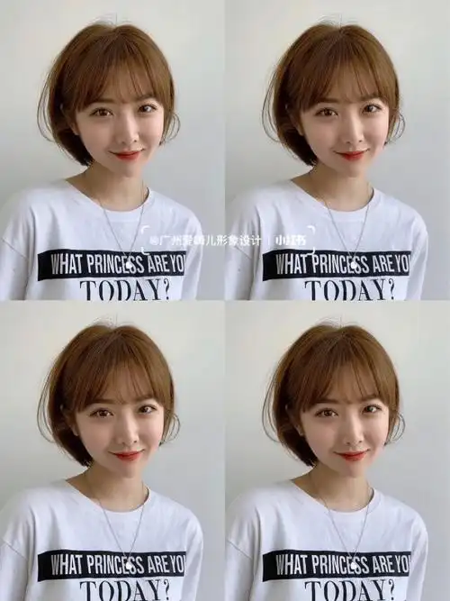 齐耳短发短发发型可甜可咸