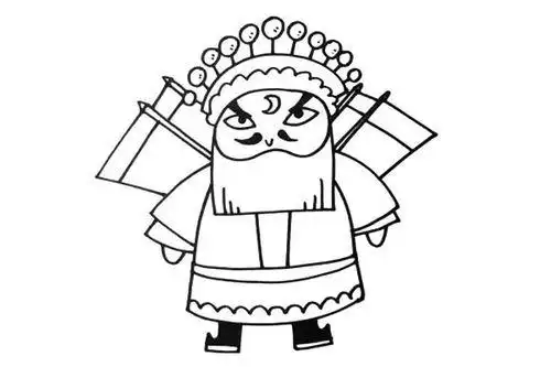 京剧人物简笔画京剧人物简笔画儿童