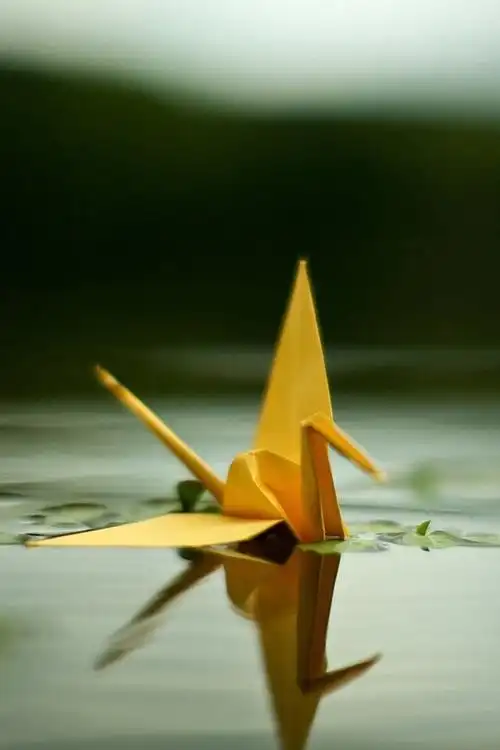 千纸鹤带去思念