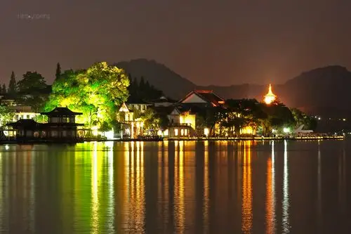杭州西湖夜景