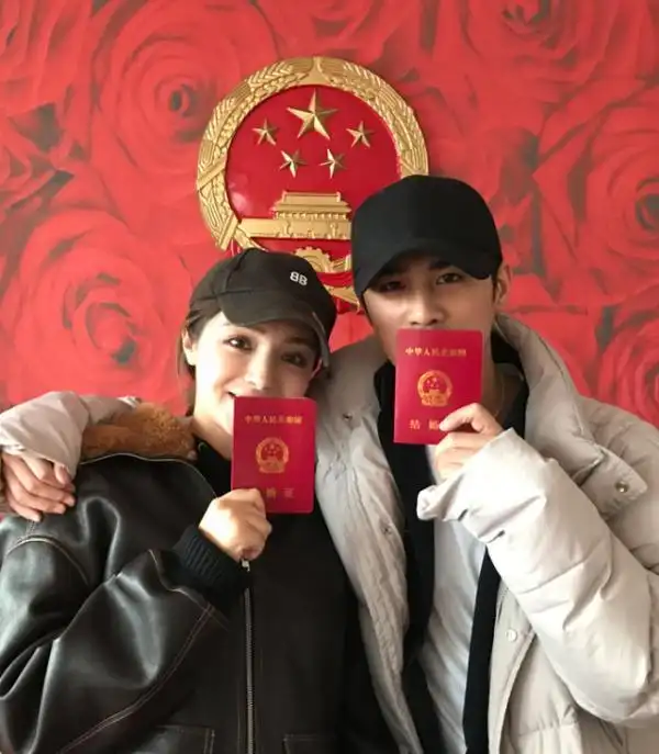 麦迪娜和姜潮秀恩爱(姜潮和麦迪娜结婚证首曝光)(4)