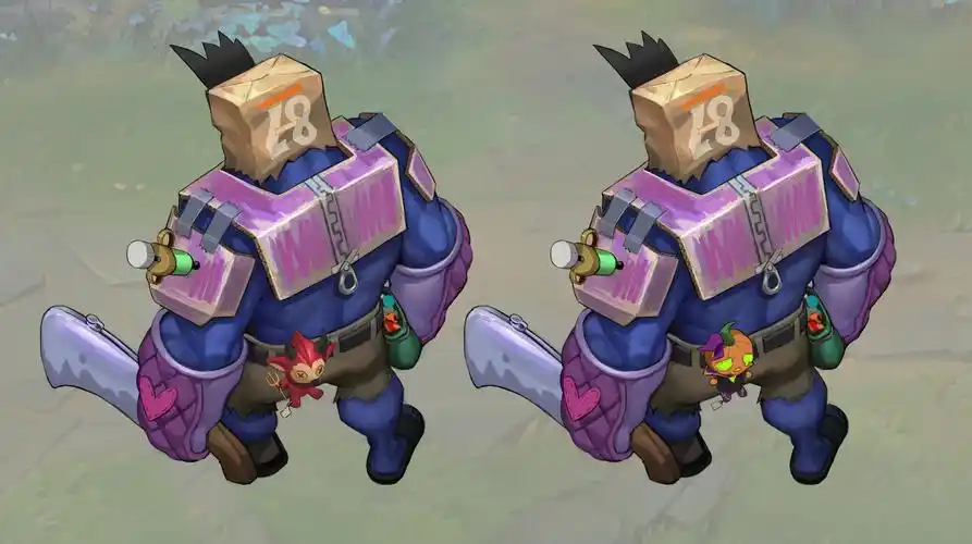 蒙多皮肤手稿图:头脑简单的蒙多医生 你更喜欢哪一款?_像素画风_泳池