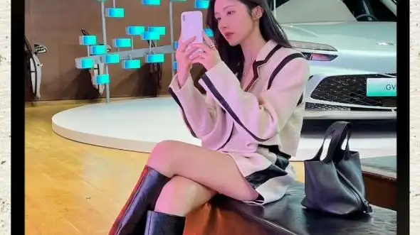 长靴美女车模靴片