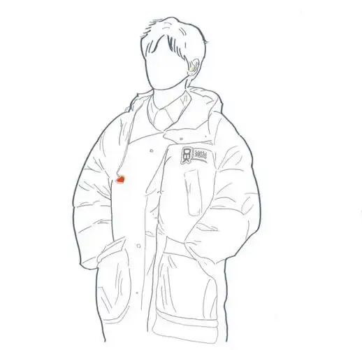 好像还能看#翟潇闻  #线稿