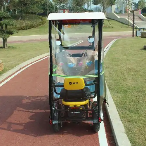 爱玛电动三轮车专用仿寒雨篷车篷n3h1m5双排加厚透明雨棚篷 165到175